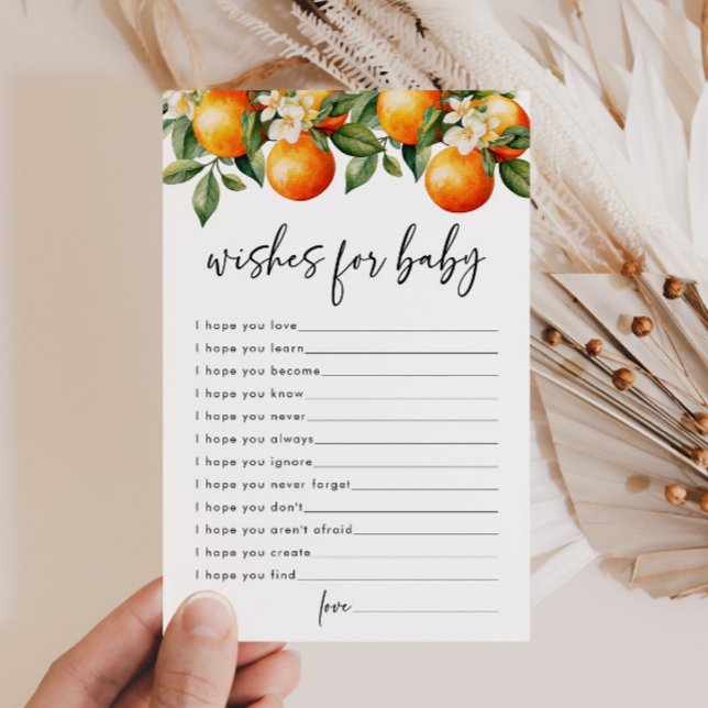 Lilla sötnos önskar för baby Citrus Apelsin Råd (Skapare uppladdad)