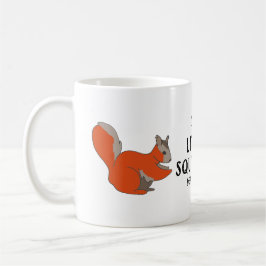 Lilla Squirrel ibland Woodland Squirrel Kaffemugg