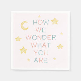 Lilla stjärna, hur vi  Genderna kan visa Pappersservett