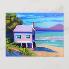 Lilla stuga på Stilts Ocean Beach Vykort