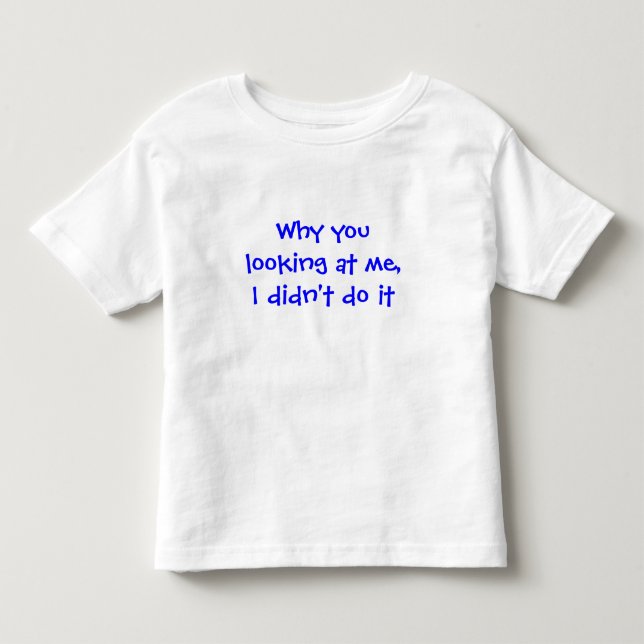 Lilla syster gjorde det t shirt (Framsida)