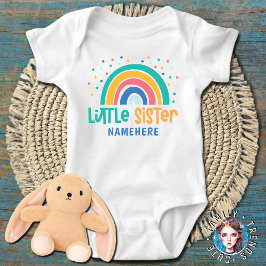 Lilla syster Regnbåge T Shirt