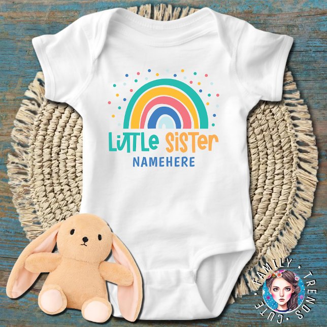 Lilla syster Regnbåge T Shirt (Skapare uppladdad)
