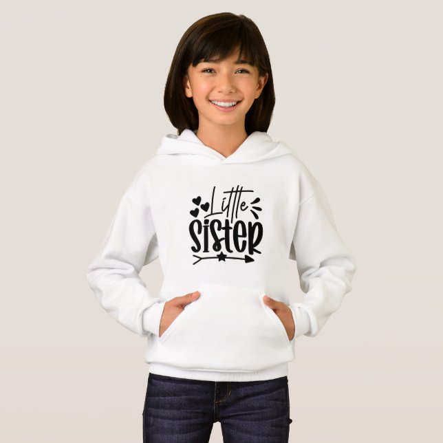 Lilla syster - syster t shirt (Hel framsida)