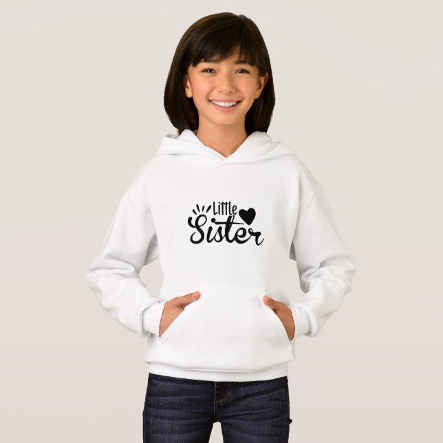 Lilla syster - syster t shirt (Hel framsida)