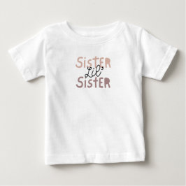 Lilla syster-tee. Kompanjong till Stor syster-tee T Shirt