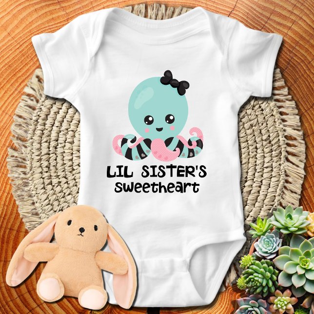 Lilla systers söta bläckfisk Kawaii T Shirt (Skapare uppladdad)