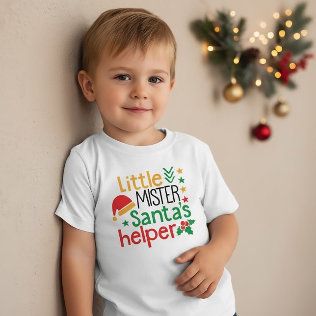 Lilla tomtens julhjälpare jul t shirt (Skapare uppladdad)