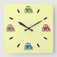 Lilla traktorer, Lemon Acrylic Wall Clock