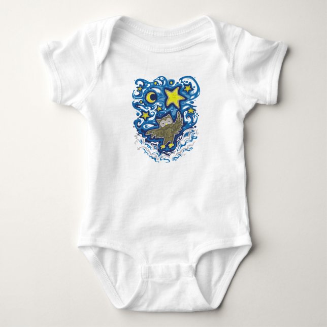 Lilla Twinklande Stjärna T Shirt (Framsida)