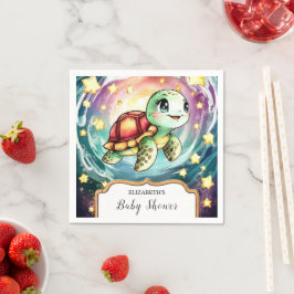 Lilla under Sea Turtle Baby Shower Pappersservett