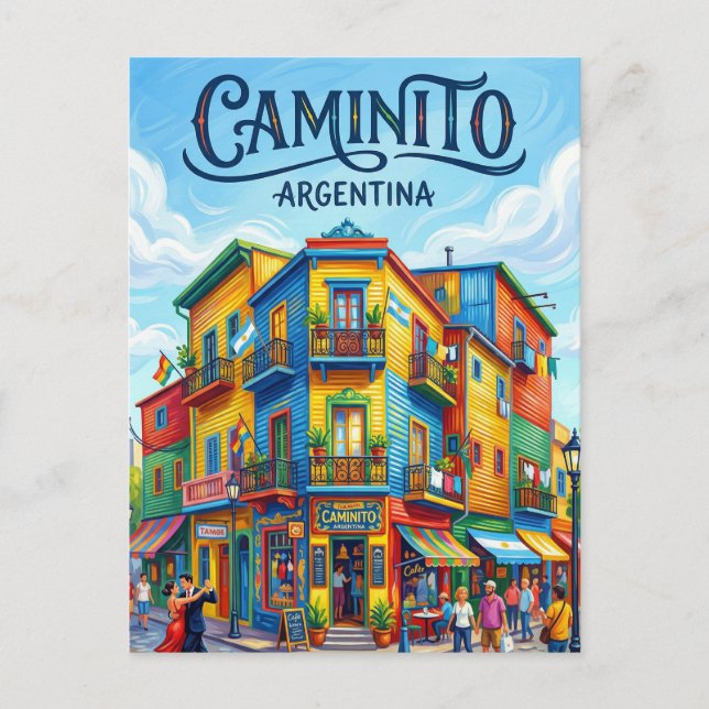 Lilla vägen Argentina Vykort (Framsida)