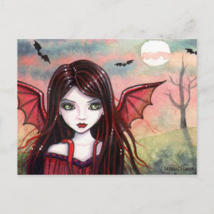 Lilla vampyr postkort av Molly Harrison Vykort