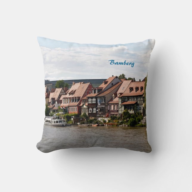 Lilla Venedig i Bamberg Kudde (Framsida)