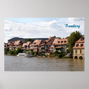Lilla Venedig i Bamberg Poster