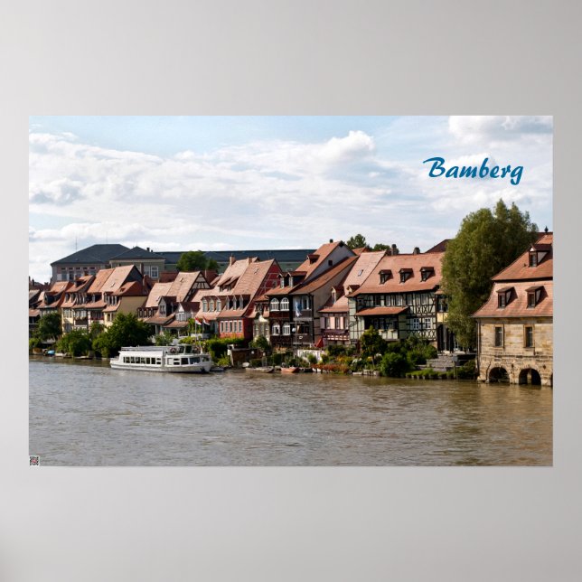 Lilla Venedig i Bamberg Poster (Framsidan)
