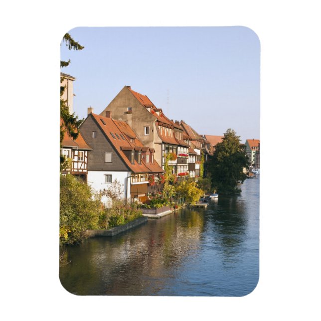 Lilla Venedig (Klein Venedig) och floden Regnitz Magnet (Vertikal)