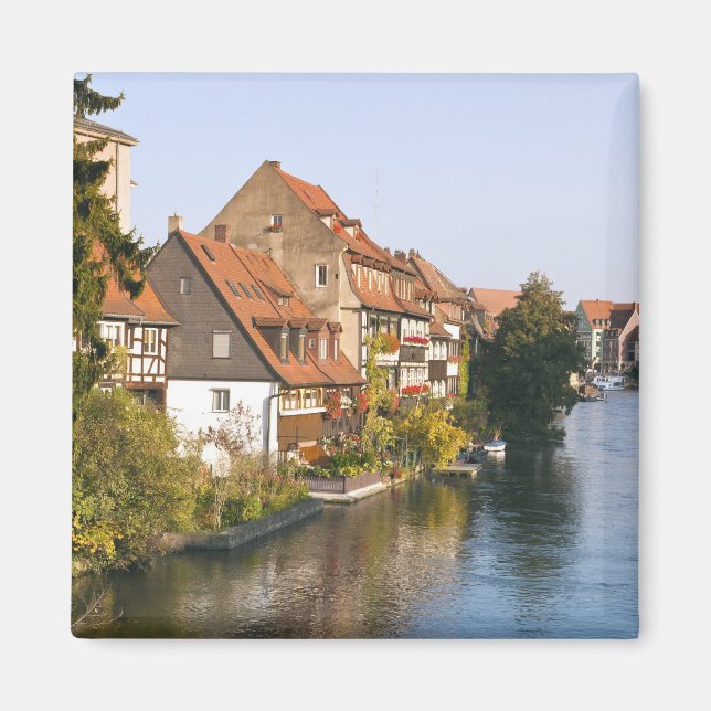 Lilla Venedig (Klein Venedig) och floden Regnitz Magnet (Framsidan)
