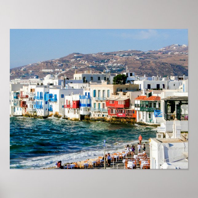 Lilla Venedig, Mykonosön. Poster (Framsidan)