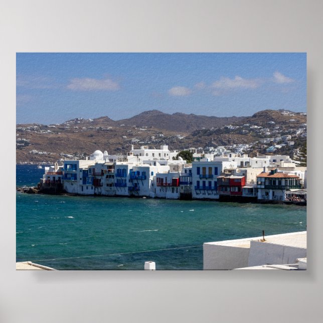 Lilla Venedig på Mykonos Poster (Framsidan)