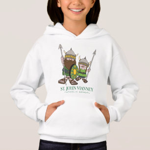 Lilla Vikings Flicks Pullover Hoodie T Shirt