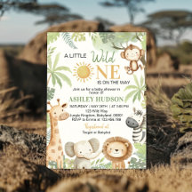 Lilla Vilda En Jungel Safari Djur Babyfirande