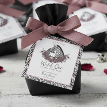 Lilla vilda ett zebra safari baby shower