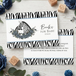 Lilla vilda zebra Safari-böcker för bebisar Tilläggskort