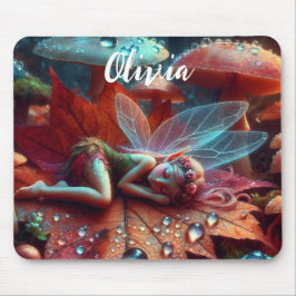 Lilla Whimsique Fairy Spipande på Löv Musmatta