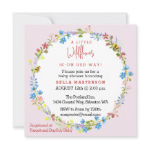 Lilla Wildblomma på gatans babyskö (fyrkant)