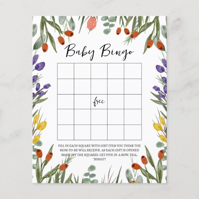 Lilla Wildblomma på vägen mot Baby Bingo (Framsida)