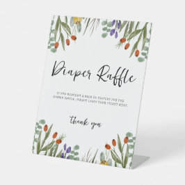 Lilla Wildblomma på vägen som sjunker ner i Raffle