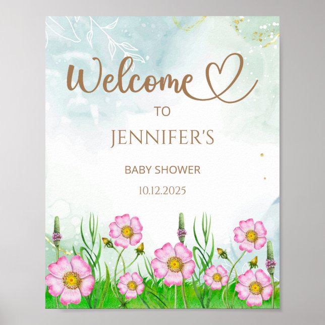 Lilla Wildblomman är på väg att poster (Framsidan)