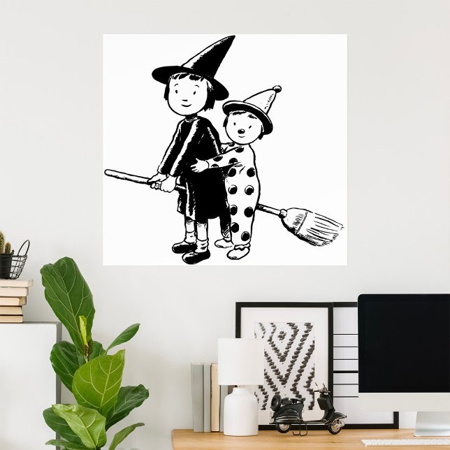 Lilla Witch och Clown Poster (Skapare uppladdad)