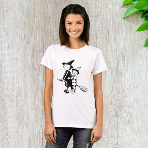 Lilla Witch och Clown T Shirt