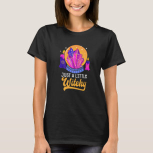 Lilla Witchy Crystal Divination Boll Tarot Cards T Shirt