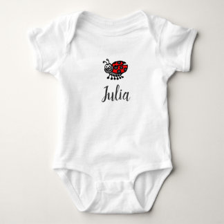 Lil'Ladybug "Ditt barns namn här"-personlig T Shirt