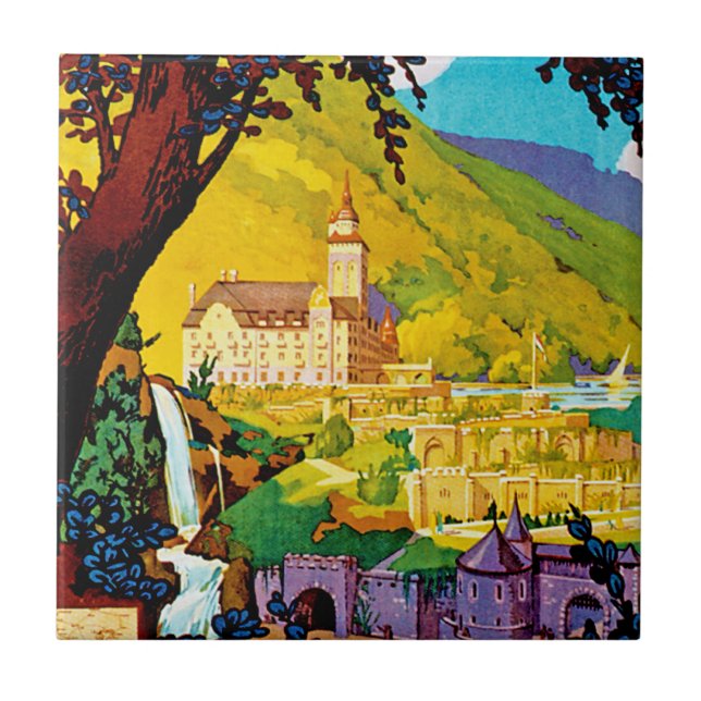 Lillafured Hungary Kakelplatta (Framsidan)