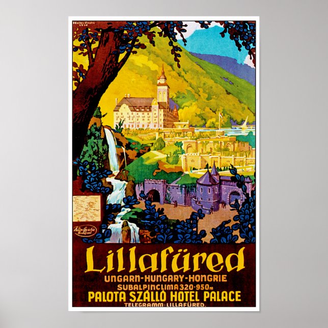 Lillafured Hungary Poster (Framsidan)