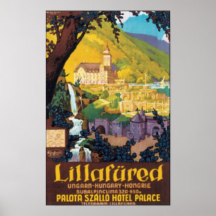 Lillafured Hungary Travel Poster