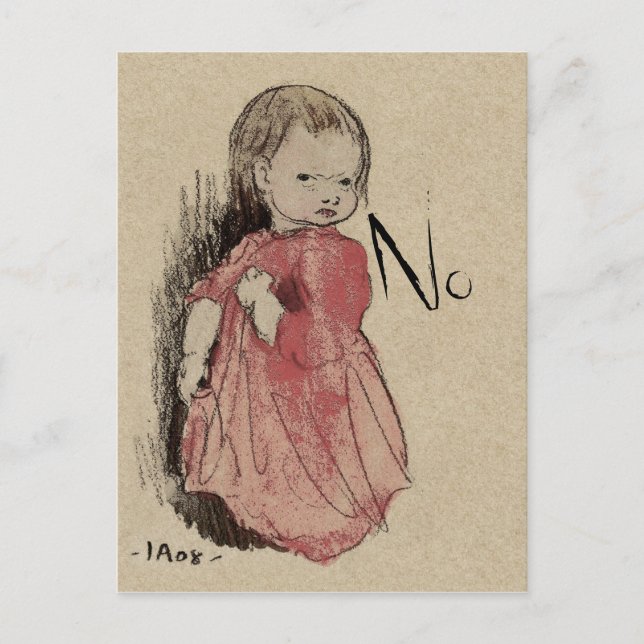 Lillan Says No CC0239 Vykort (Framsida)