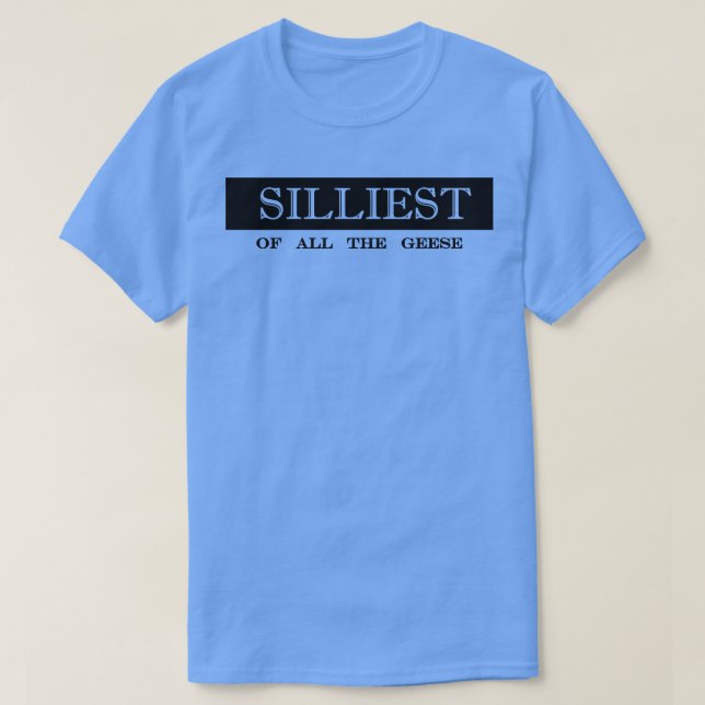 Lillaste av alla gässlor av fånig t shirt (Design framsida)