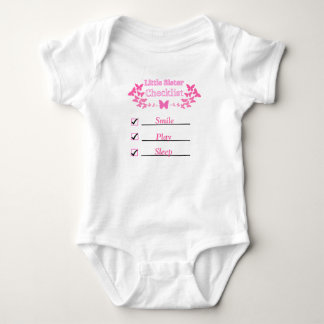 Lillasyster Checklista T-Shirt