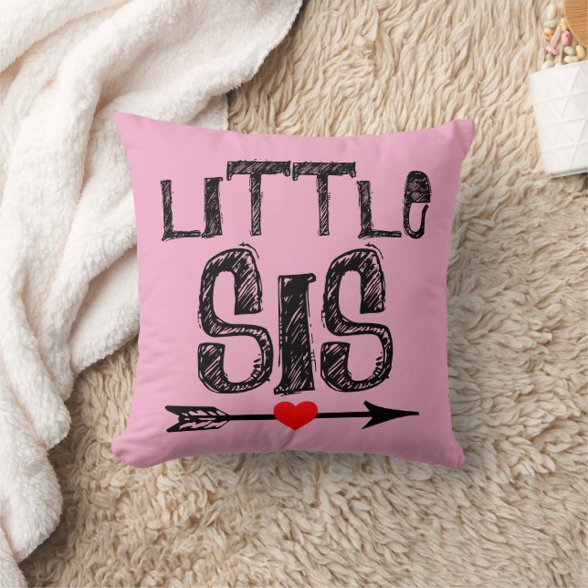 LILLASYSTER T-Shirt Kudde (Filt)