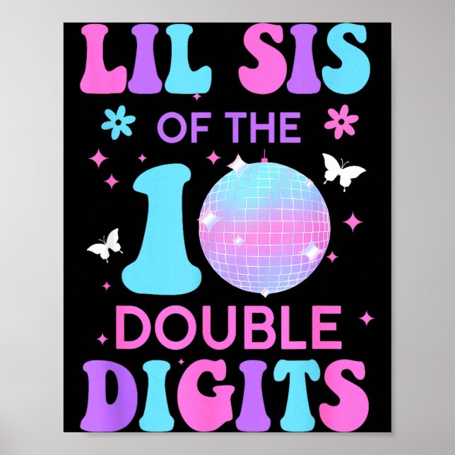Lillasyster till födelsedagsflickan Double Digits  Poster (Framsidan)