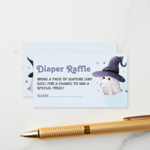Lille boo Boy-dusch Diaper Raffle Biljett Tilläggskort