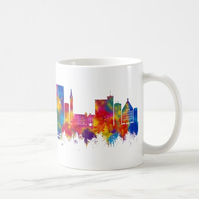Lille Frankrike Skyline Kaffemugg (Höger)