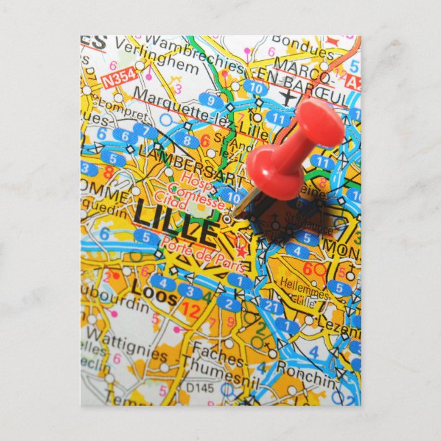 Lille, Frankrike Vykort (Framsida)