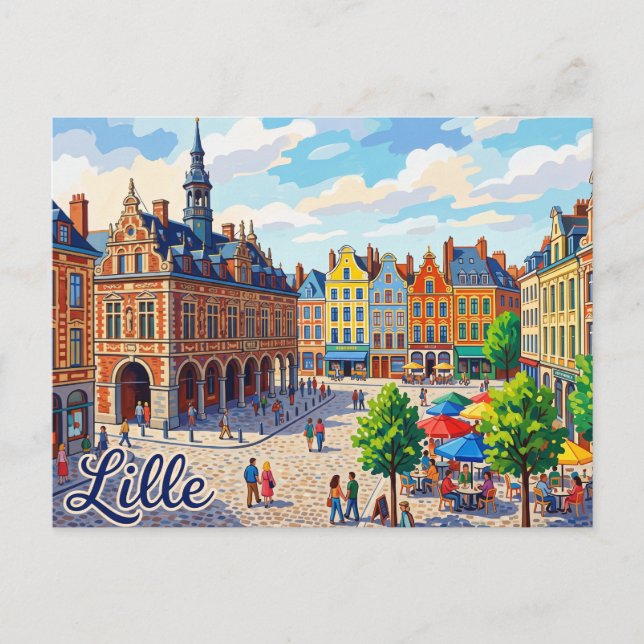 Lille Frankrike Vykort (Framsida)