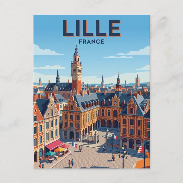 Lille Frankrike Vykort (Framsida)